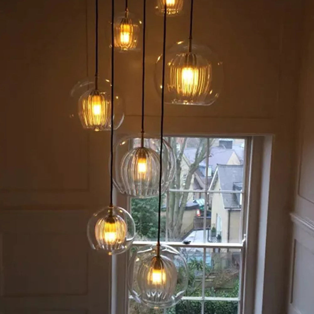 Lampada Sospesa In Vetro Elegante E Calda – Stile E Raffinatezza 