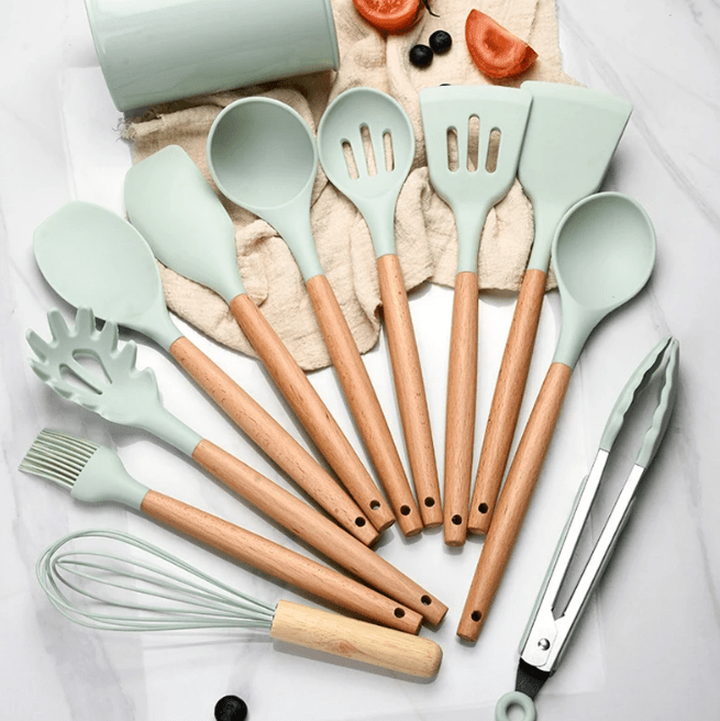 Conjunto De Utensílios De Cozinha – Prático E Durável 