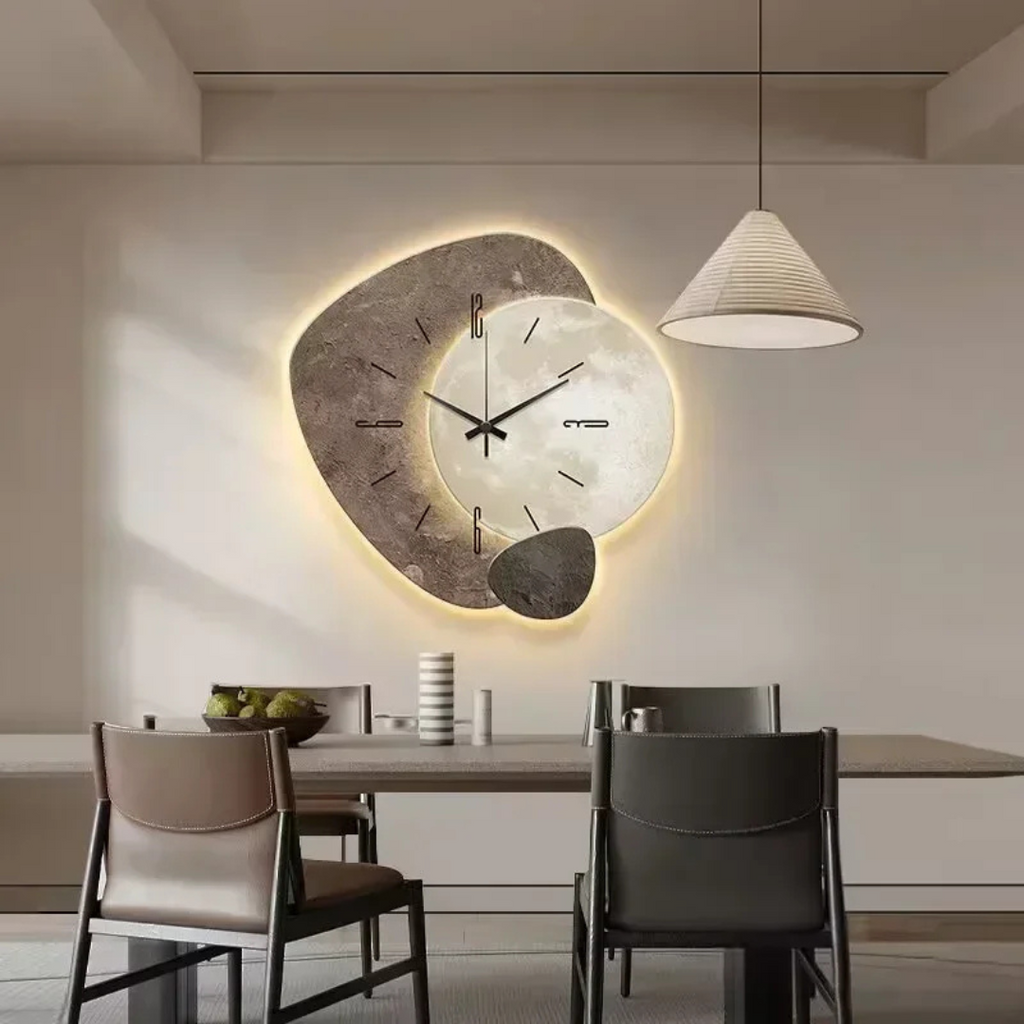 Stort Veggur – Moderne Design Og Ambient LED Lys 