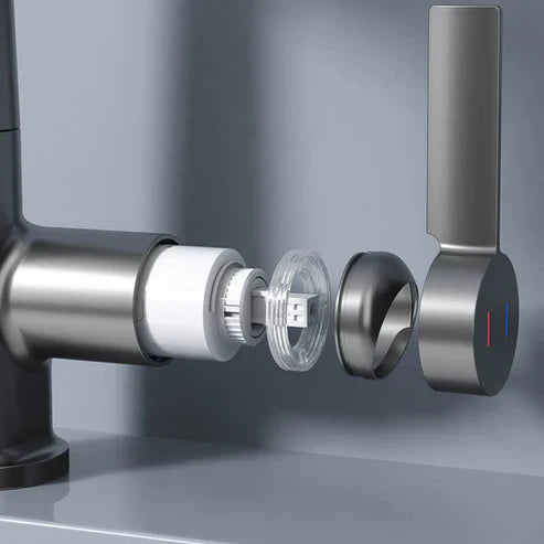 Grifo Flexible Inteligente – Pantalla Digital y Temperatura En Vivo 