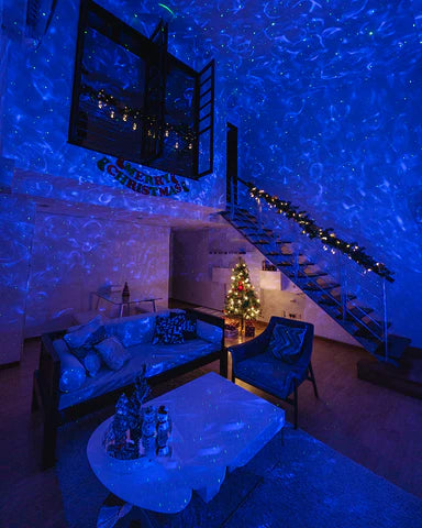 Proyector de luz Galaxy - Decoración luminosa y relajante